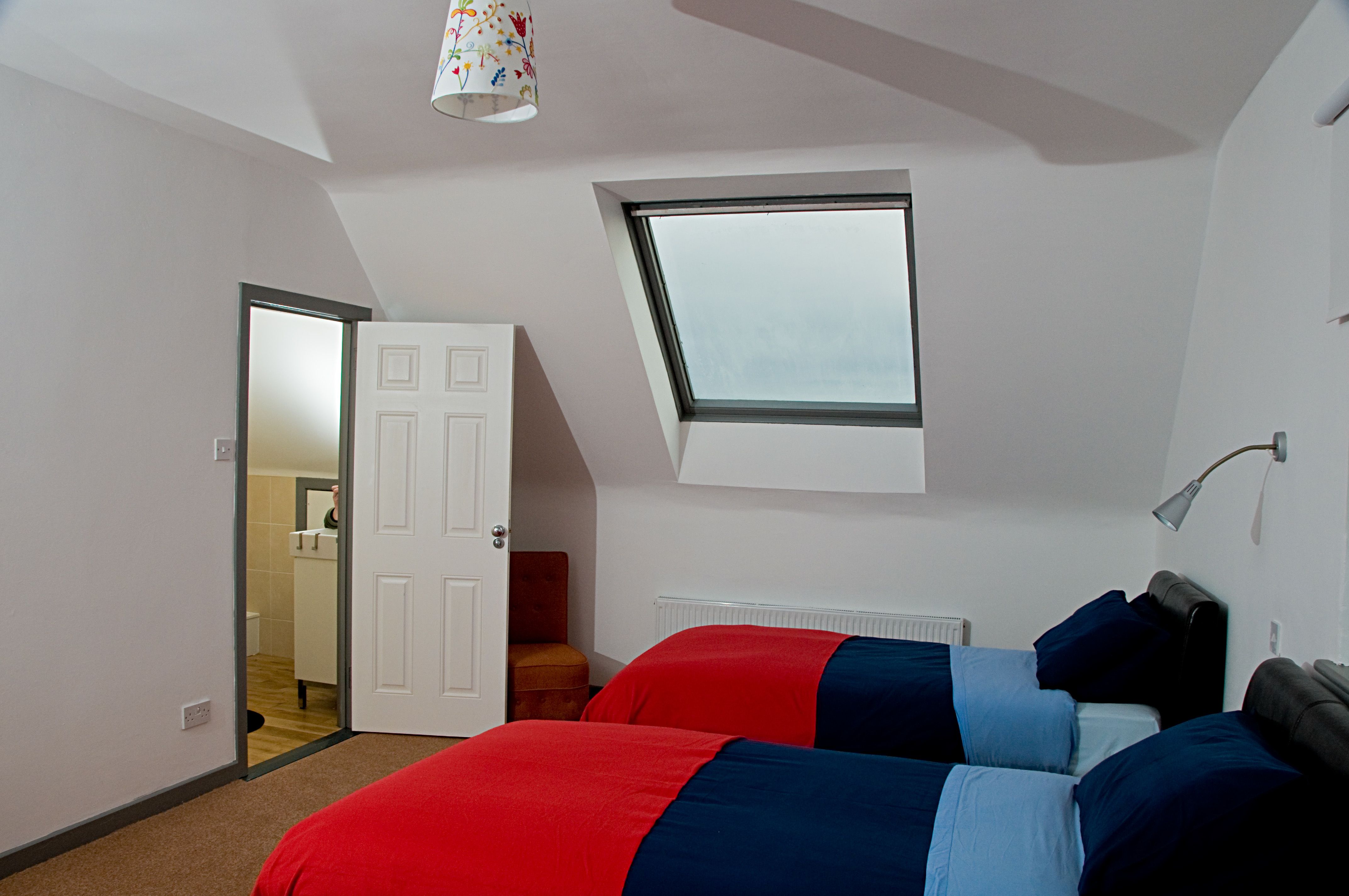 A bedroom at the Old Deanery Cottages, Killala.